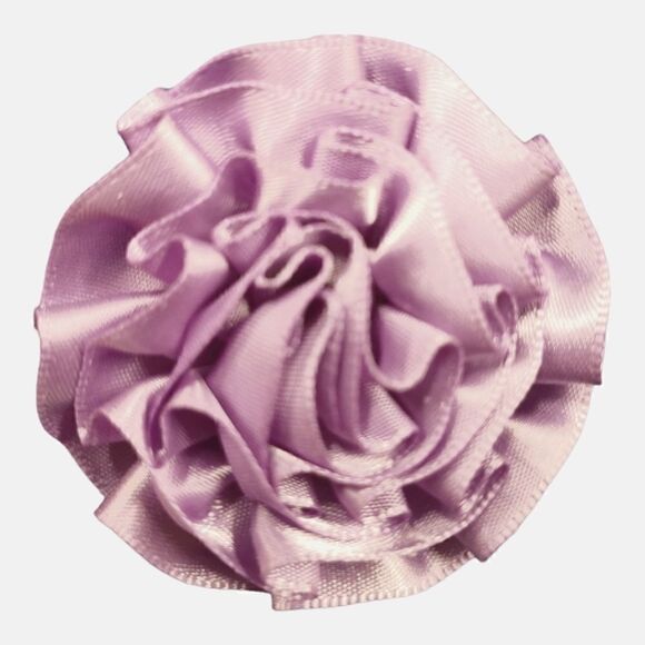 MEN'S LARGE SOLID LILAC  LAYERED LAPEL PIN FLOWER. - Picture 1 of 1